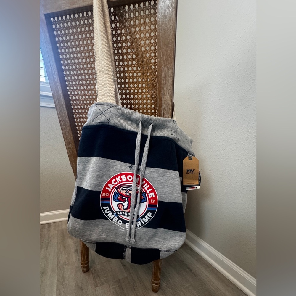 Jacksonville Jumbo Shrimp Striped Tote Bag